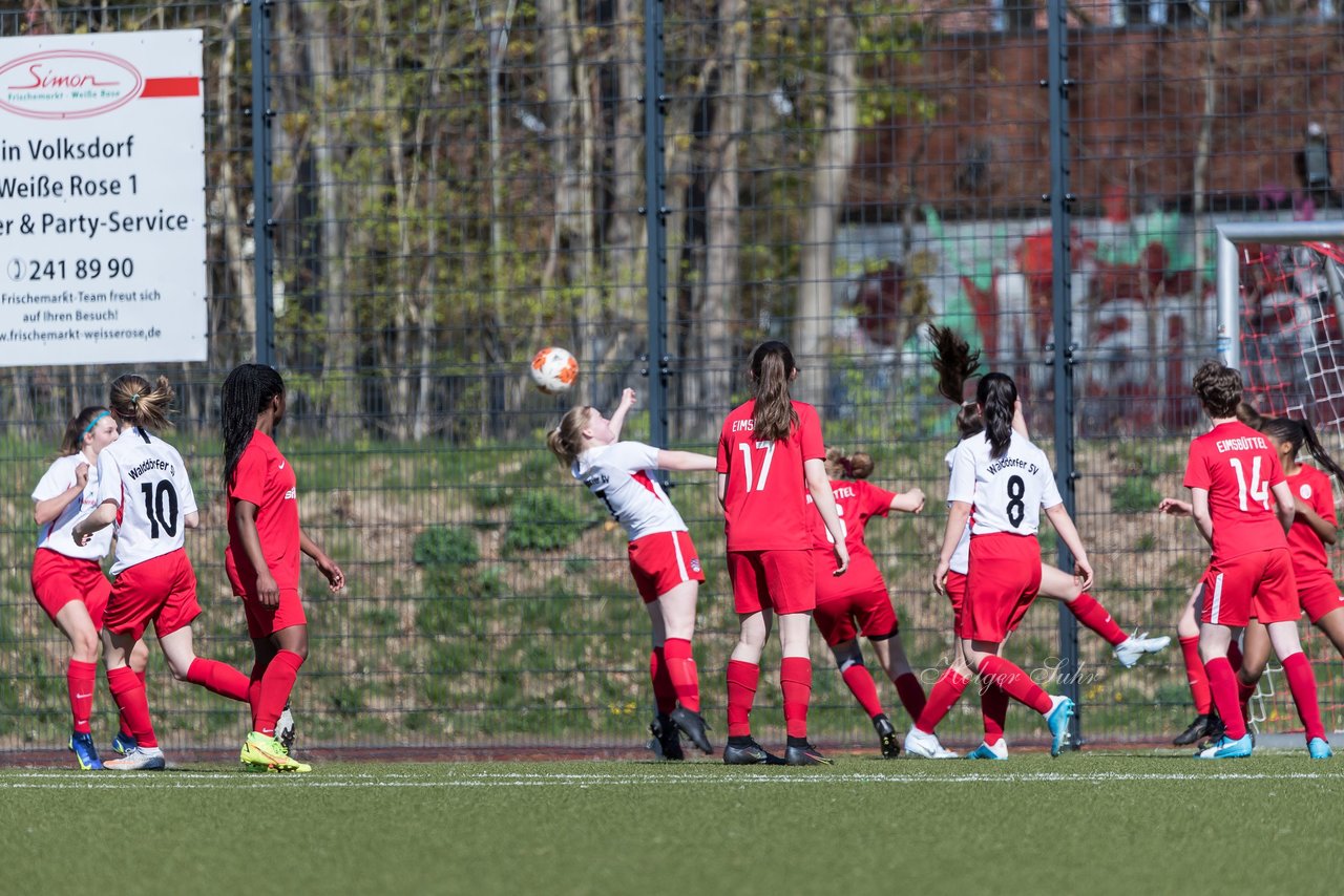 Bild 312 - wBJ Walddoerfer - Eimsbuettel : Ergebnis: 5:3